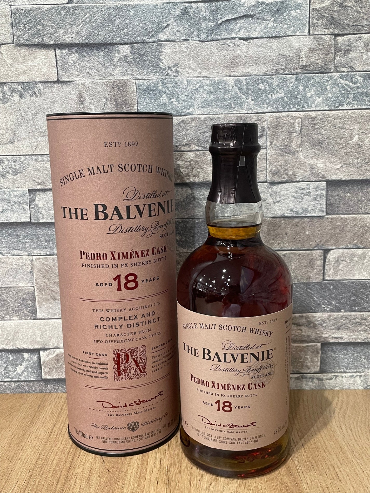 バルヴェニー 18年 ヒメネスカスク 700ml 48.7% ウイスキー whisky S