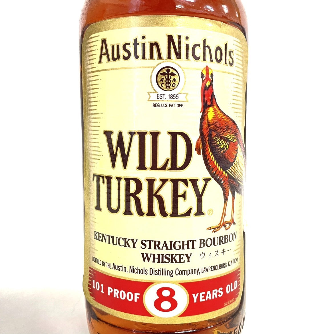 ワイルドターキー 8年 鳥正面ラベル WILD TURKEY 8YEARS OLD