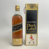 ジョニーウォーカー ブラックラベル 金キャップ Johnnie Walker Black Label Gold cap