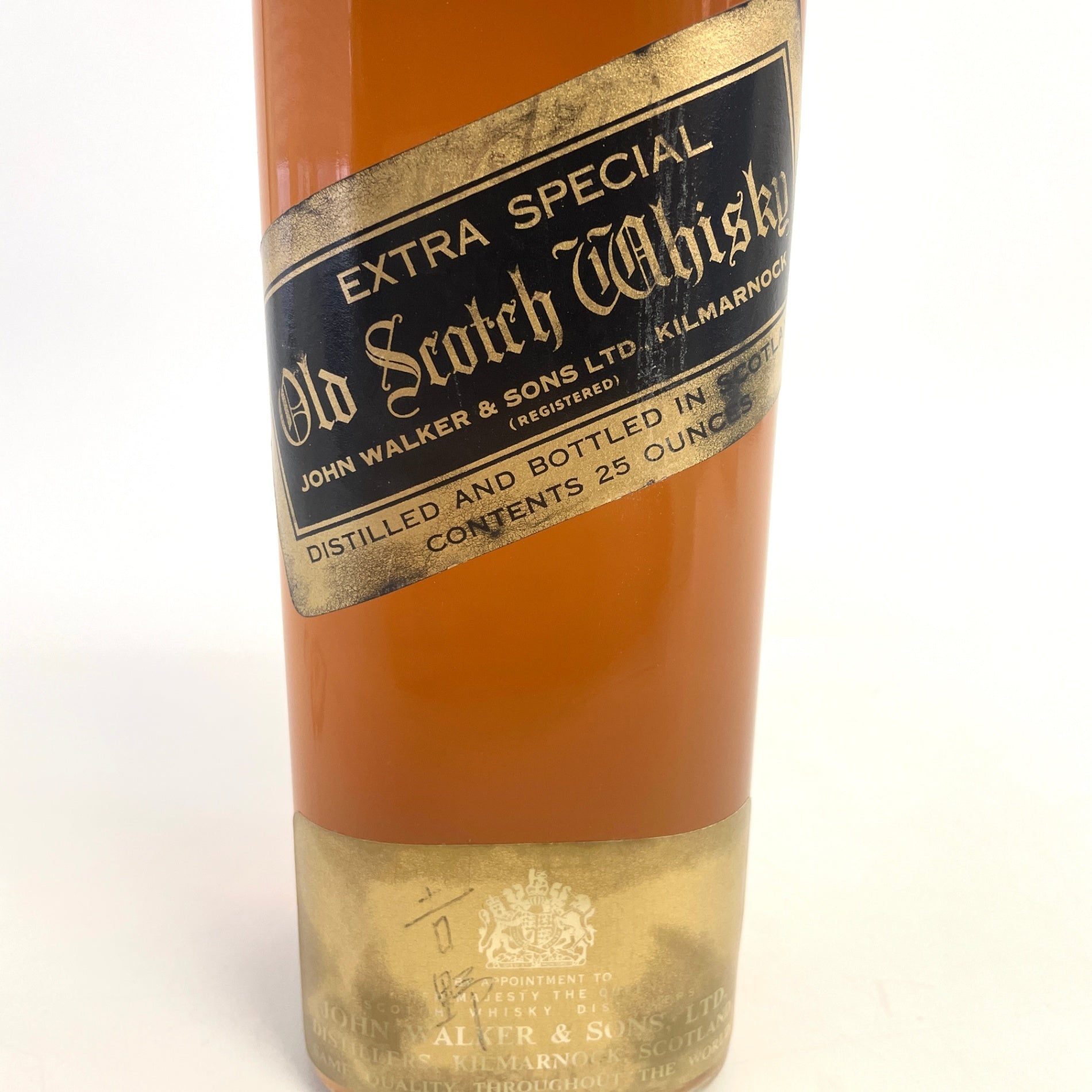 ジョニーウォーカー ブラックラベル 12年 金キャップ コルク Johnnie Walker Black Label 12years Gold Cap Cork