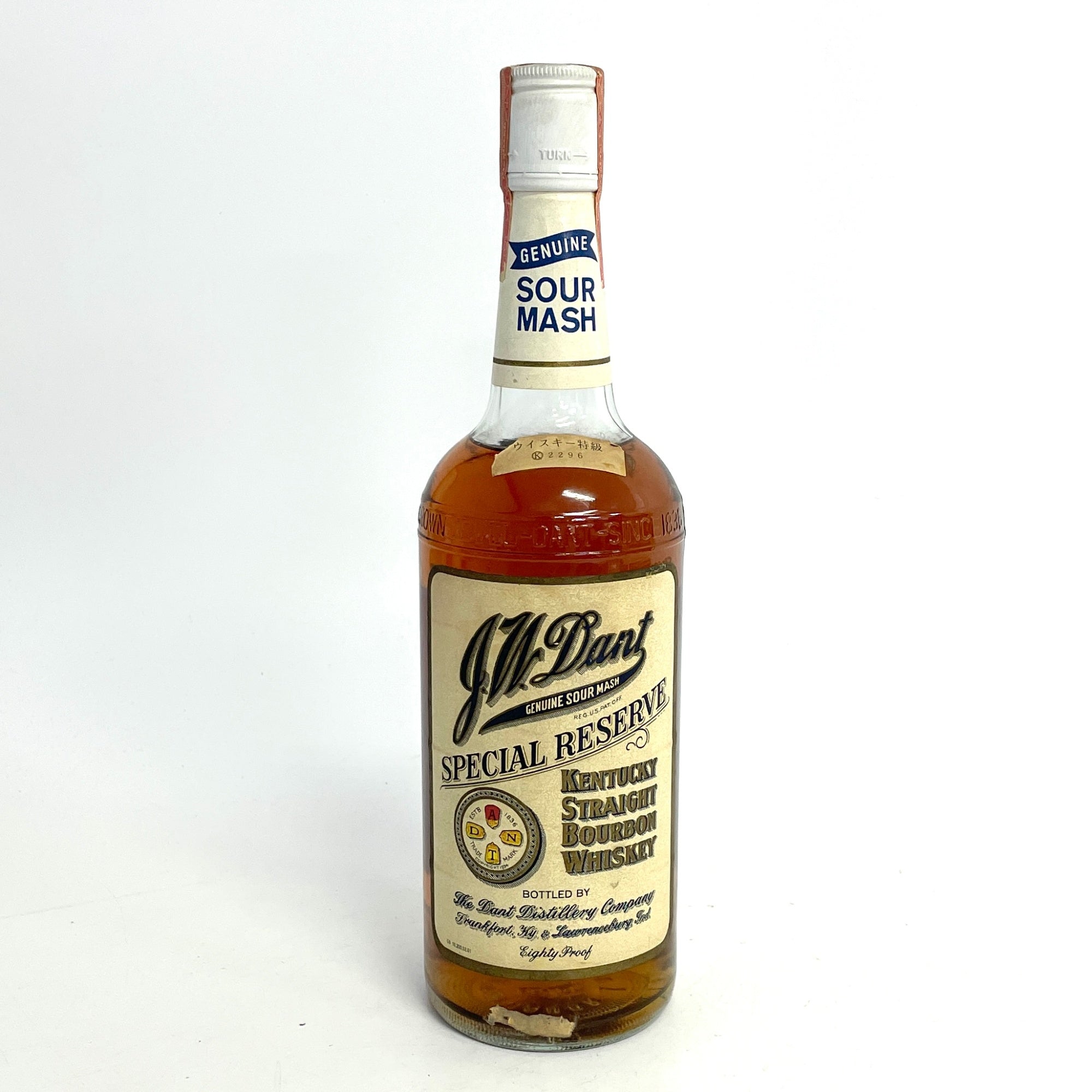 J.W.ダント 4年 スペシャル リザーブ J.W.Dant 4years SPECIAL RESERVE