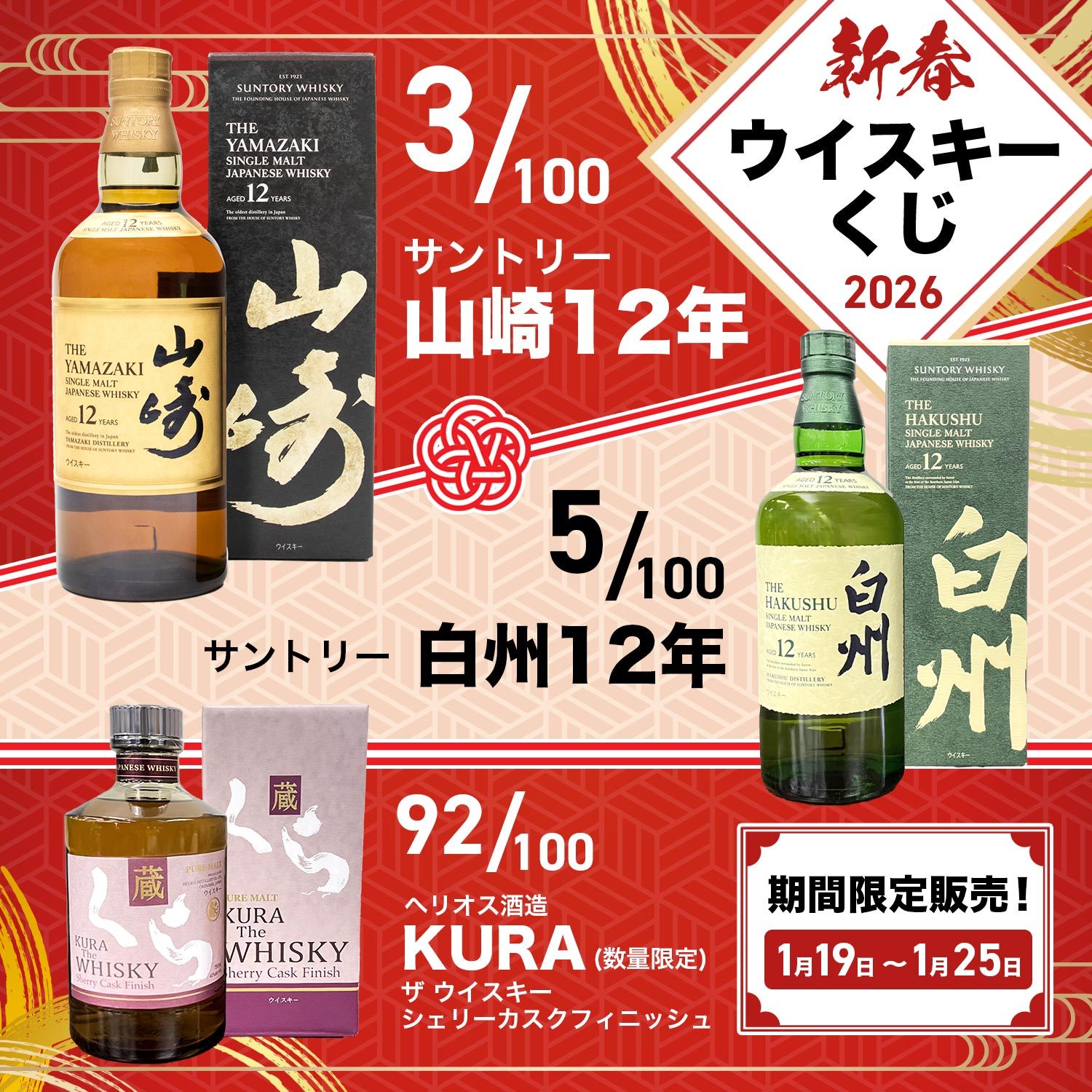 新春ウイスキーくじ 2026