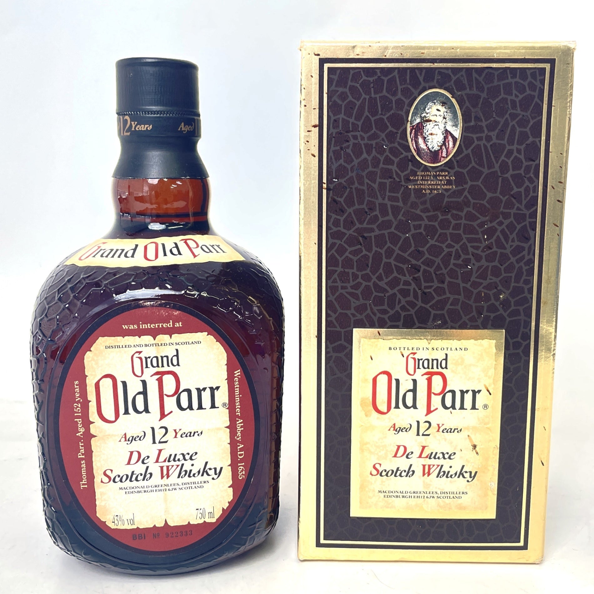 オールドパー 12年 デラックス Old Parr Aged 12 Years De Luxe