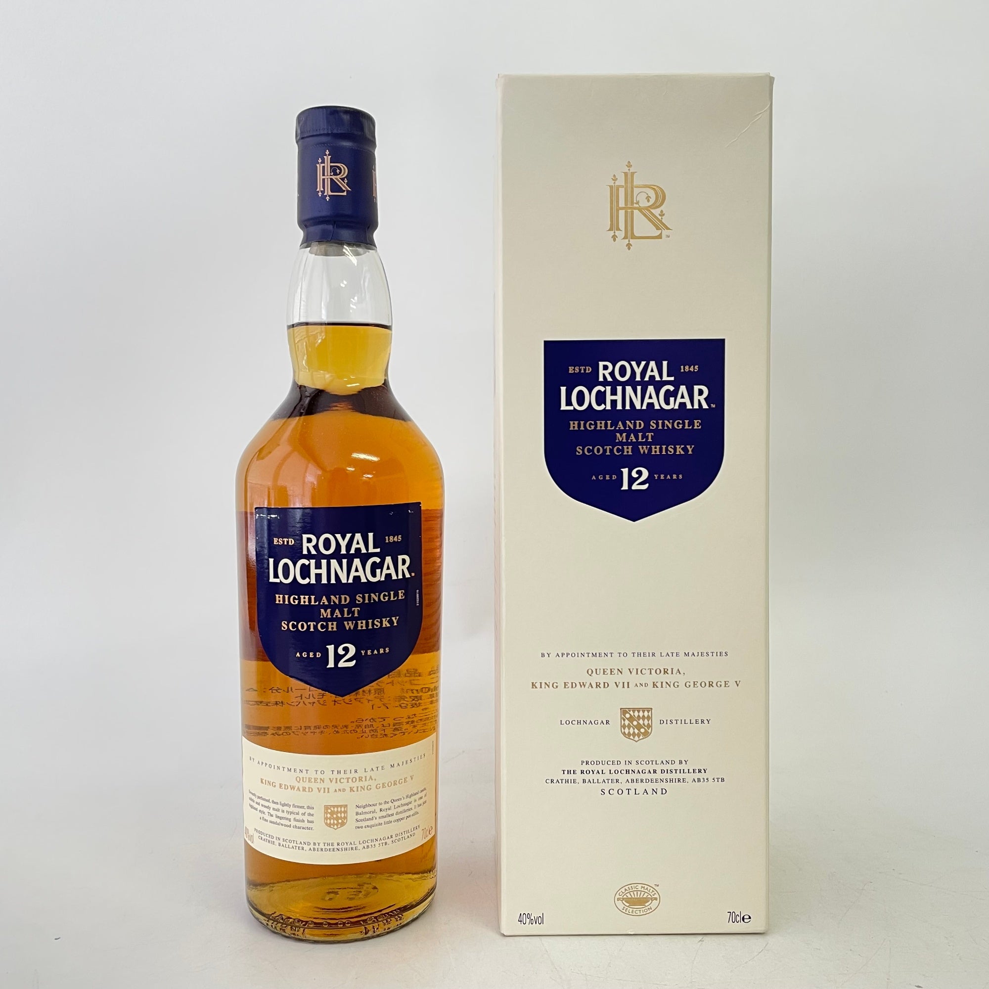 ロイヤルロッホナガー 12年 ハイランド シングルモルト ROYAL LOCHNAGAR AGED 12 YEARS