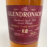 グレンドロナック 12年 シェリーカスクマチュアード GLENDRONACH 12years SHERRY CASK MATURED