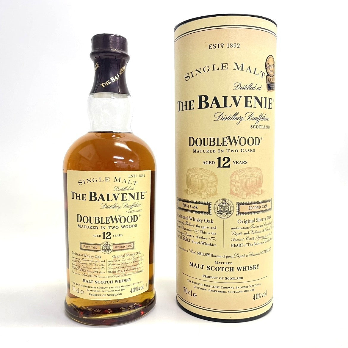 バルヴェニー 12年 ダブルウッド 旧ラベル BALVENIE 12 YEARS DOUBLE WOOD