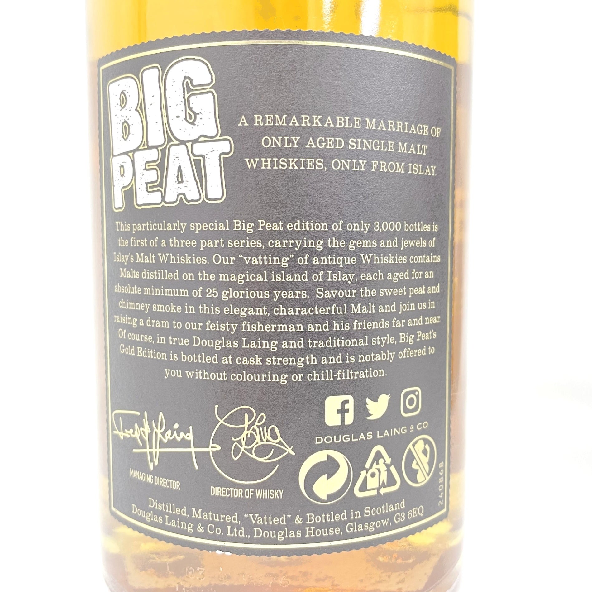 ダグラスレイン ビッグピート 25年 ゴールドエディション