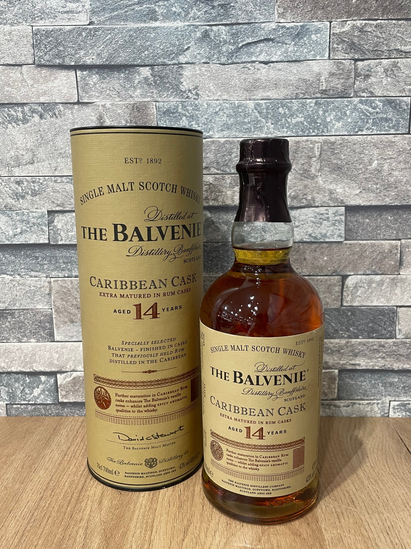バルヴェニー 14年 カリビアンカスク 700ml 43% ウイスキー whisky S(1F43)
