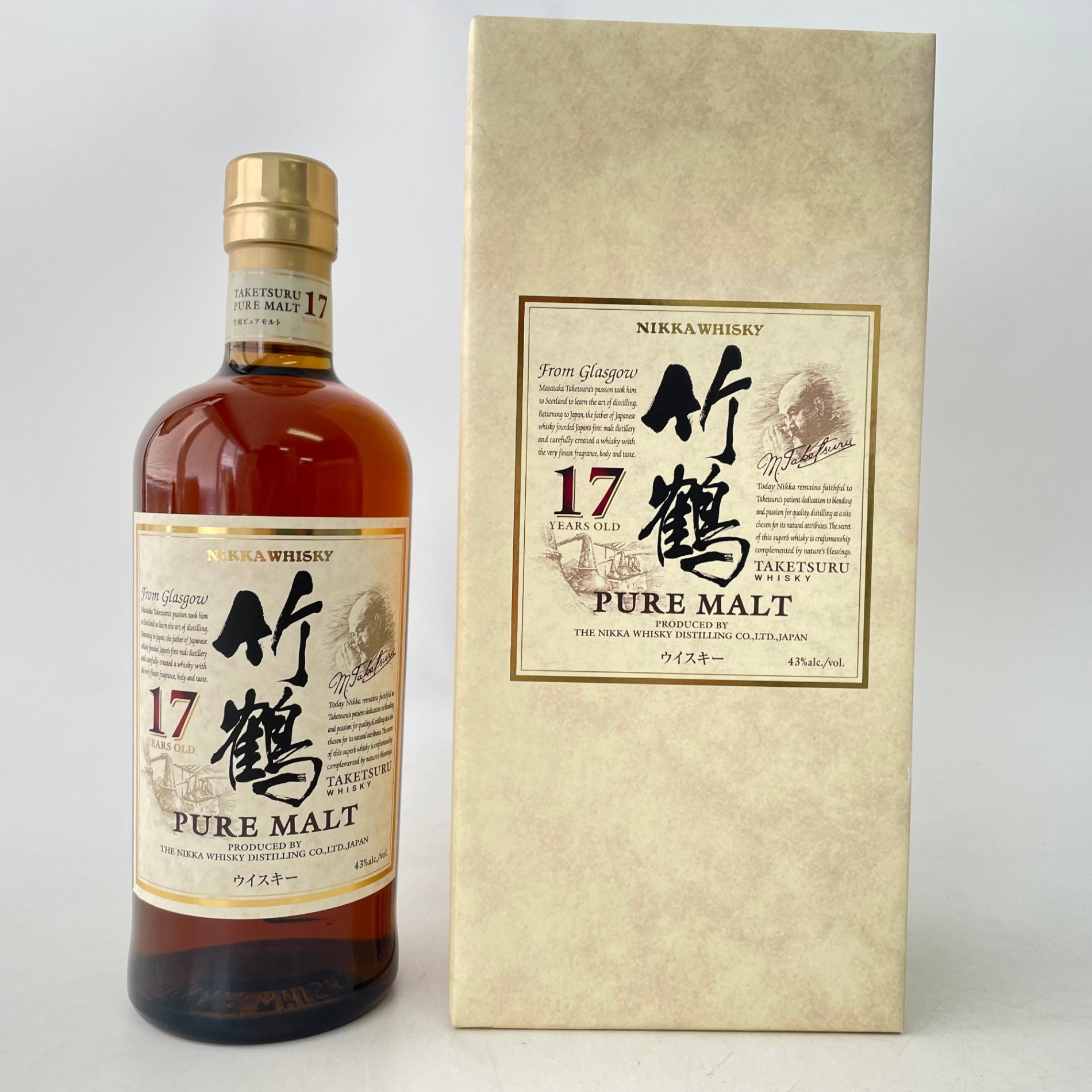 ニッカ 竹鶴 17年 ピュアモルト NIKKA TAKETSURU AGED 17 YEARS PURE MALT