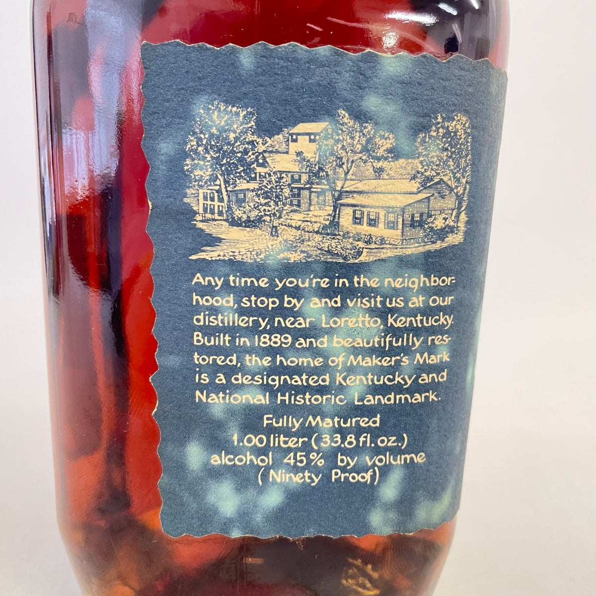 メーカーズマーク ホワイトトップ ブルーデニムラベル Maker's Mark Blue Denim Label