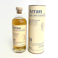 アラン 10年 シングルモルト ノンチルフィルタード Arran 10years old Single Malt Non-chill Filtered