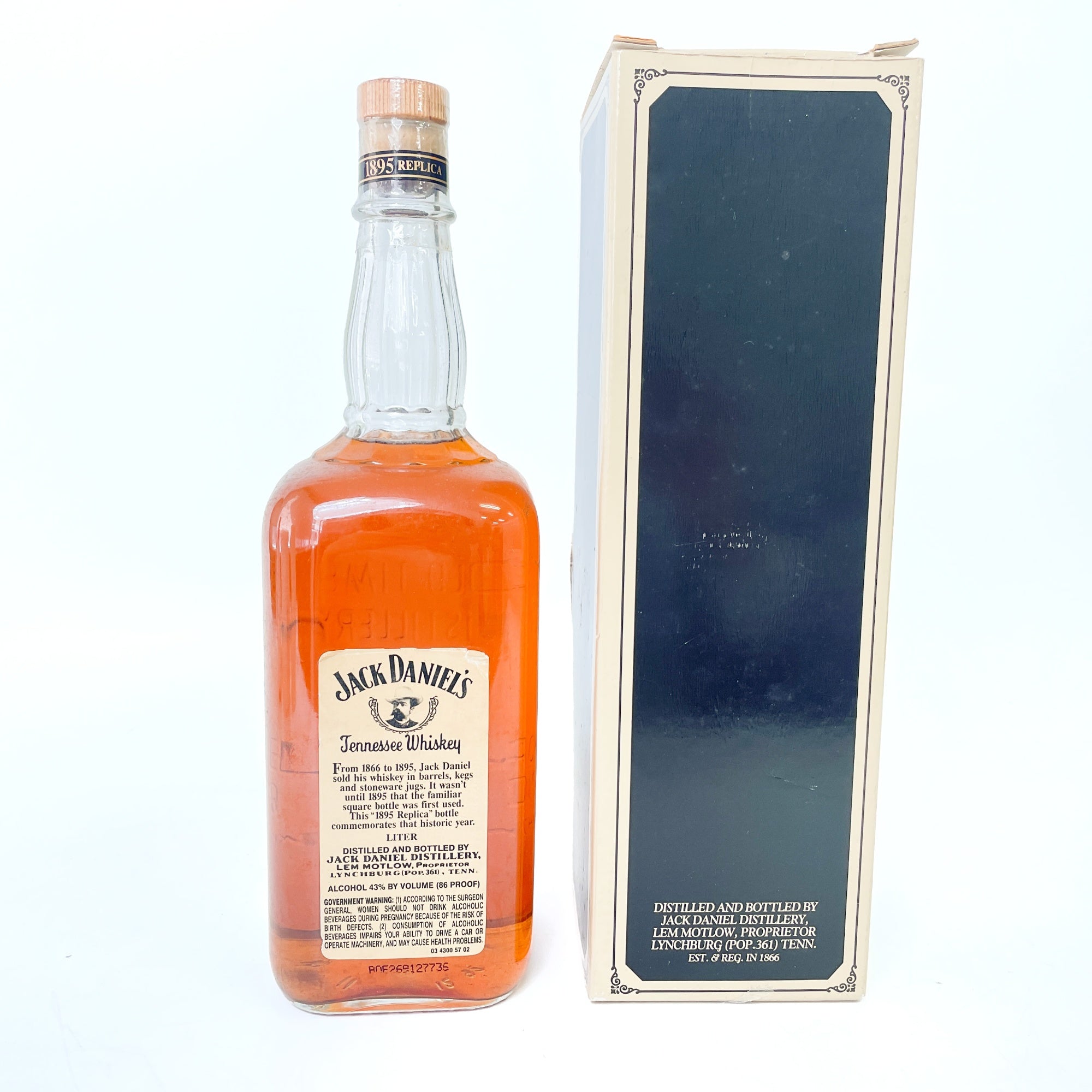 ジャックダニエル オールドNo.7 1895 レプリカボトル 1000ml JACK JANIEL'S Old No.7 1895 REPLICA BOTTLE