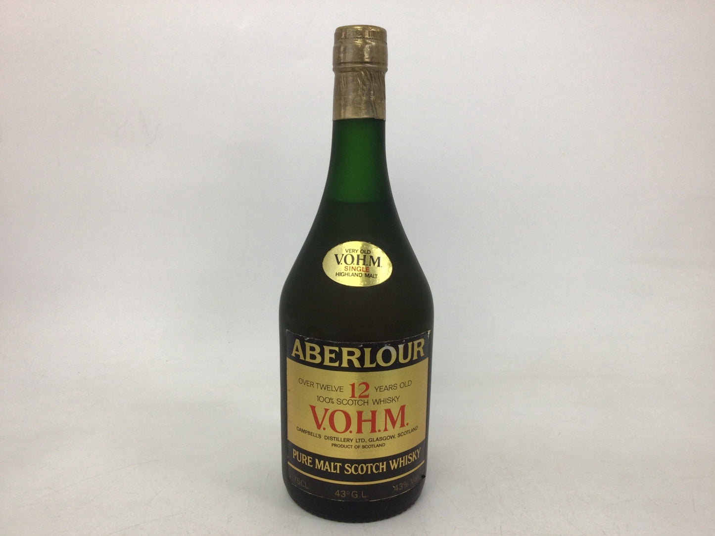 ウイスキー アベラワー 12年 VOHM 750ml 重量番号:2 RW47