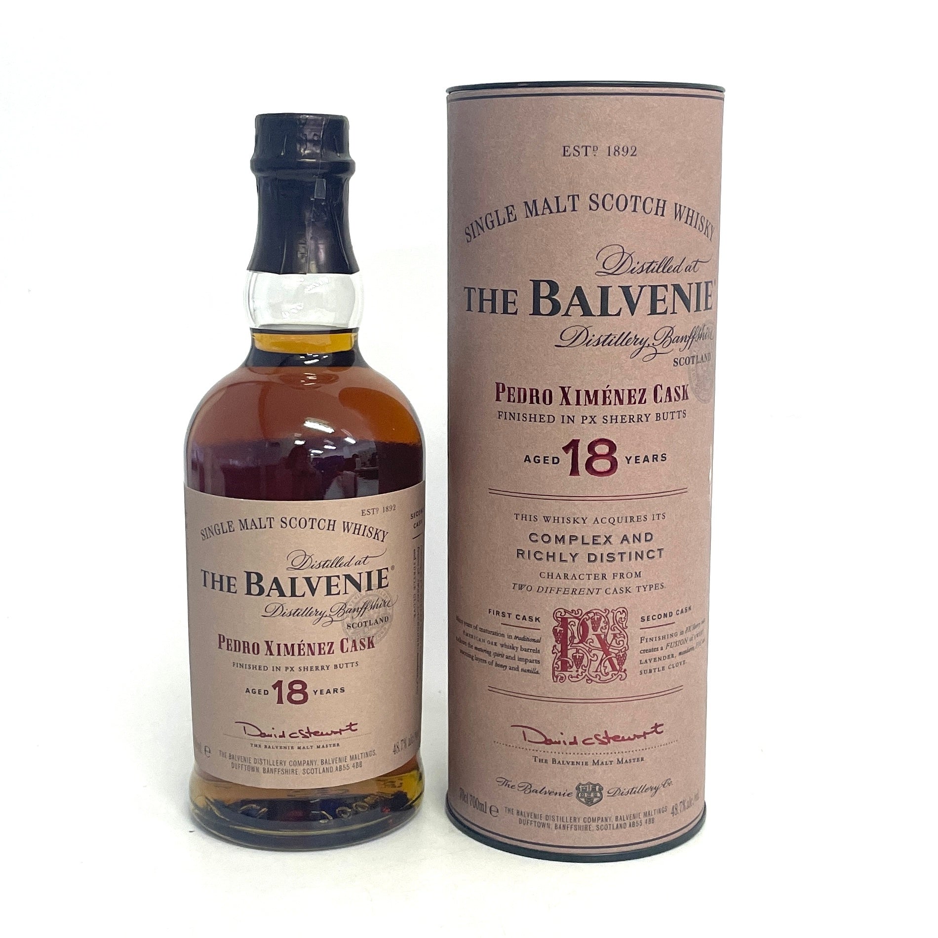 バルヴェニー 18年 ペドロヒメネスカスク BALVENIE 18 YEARS PEDRO XIMENEZ CASK