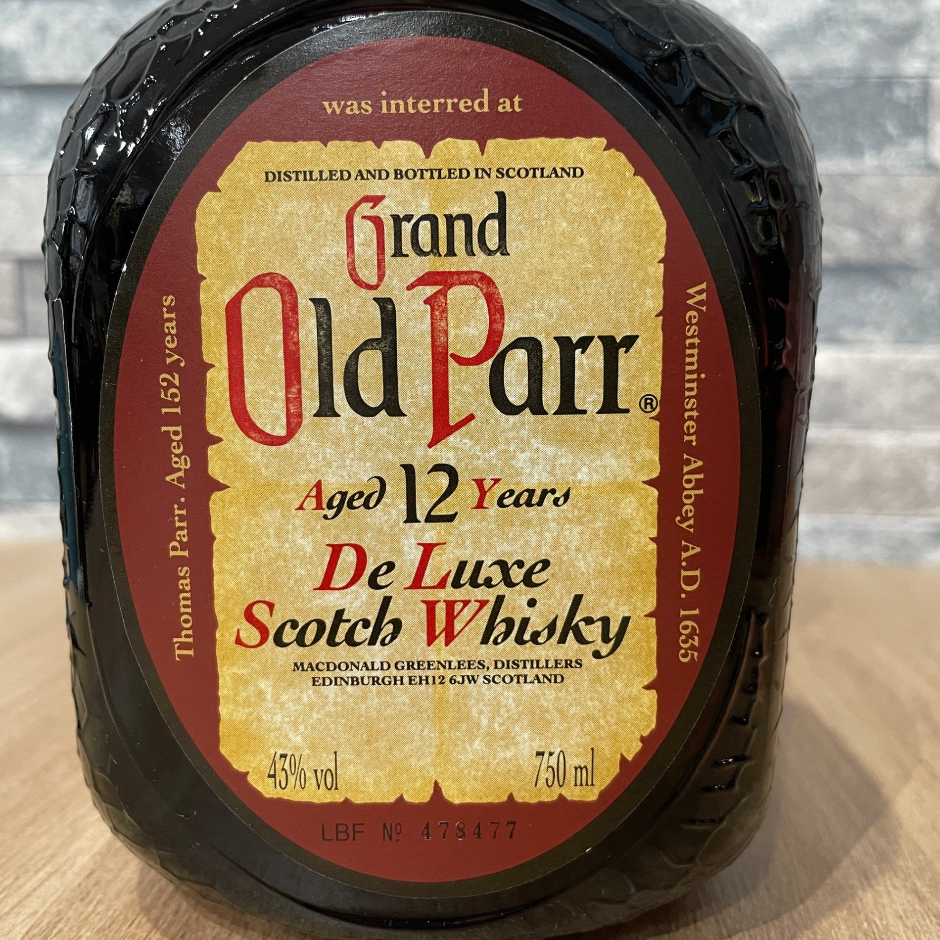 【超希少】山﨑　オールドパー12年　40年保管 超希少】山﨑 オールドパー12年 40年保管 飲料・酒
