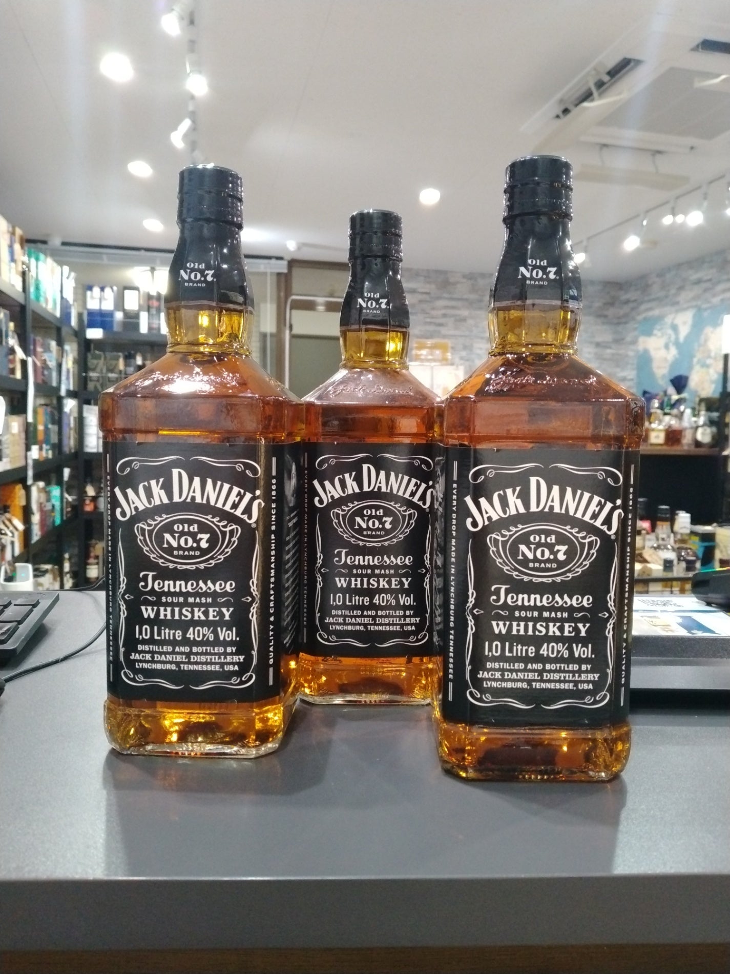 ジャックダニエル オールド  No.7 1000ml 3本セット 40% ウイスキー whisky N(1F)