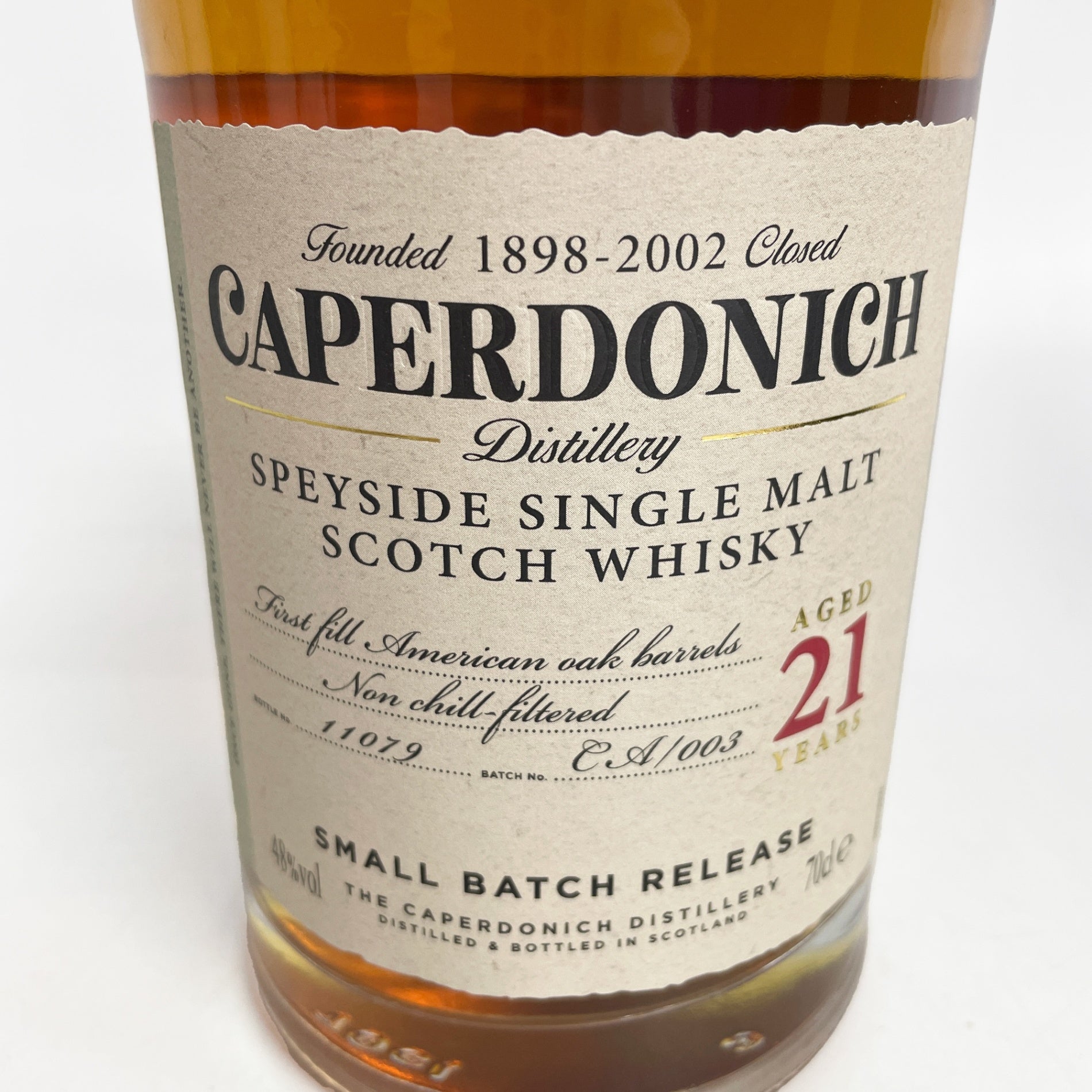 キャパドニック 21年 CAPERDONICH 21years