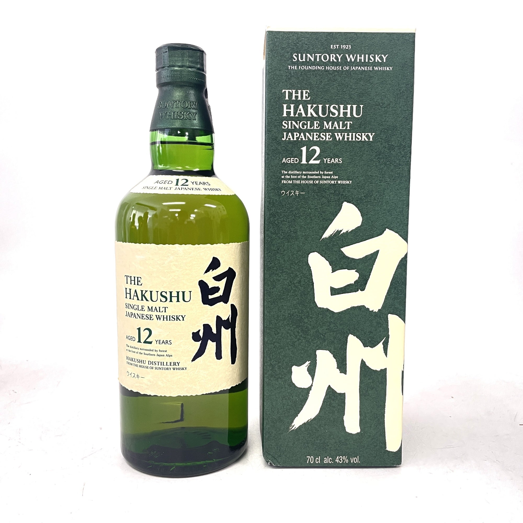 サントリー 白州 12年 シングルモルト 中国語ラベル SUNTORY HAKUSHU AGED 12 YEARS