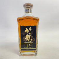 ニッカ 竹鶴 12年 ピュアモルト 角瓶 NIKKA TAKETSURU 12 Years Old PURE MALT