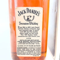 ジャックダニエル オールドNo.7 1895 レプリカボトル 1000ml JACK JANIEL'S Old No.7 1895 REPLICA BOTTLE