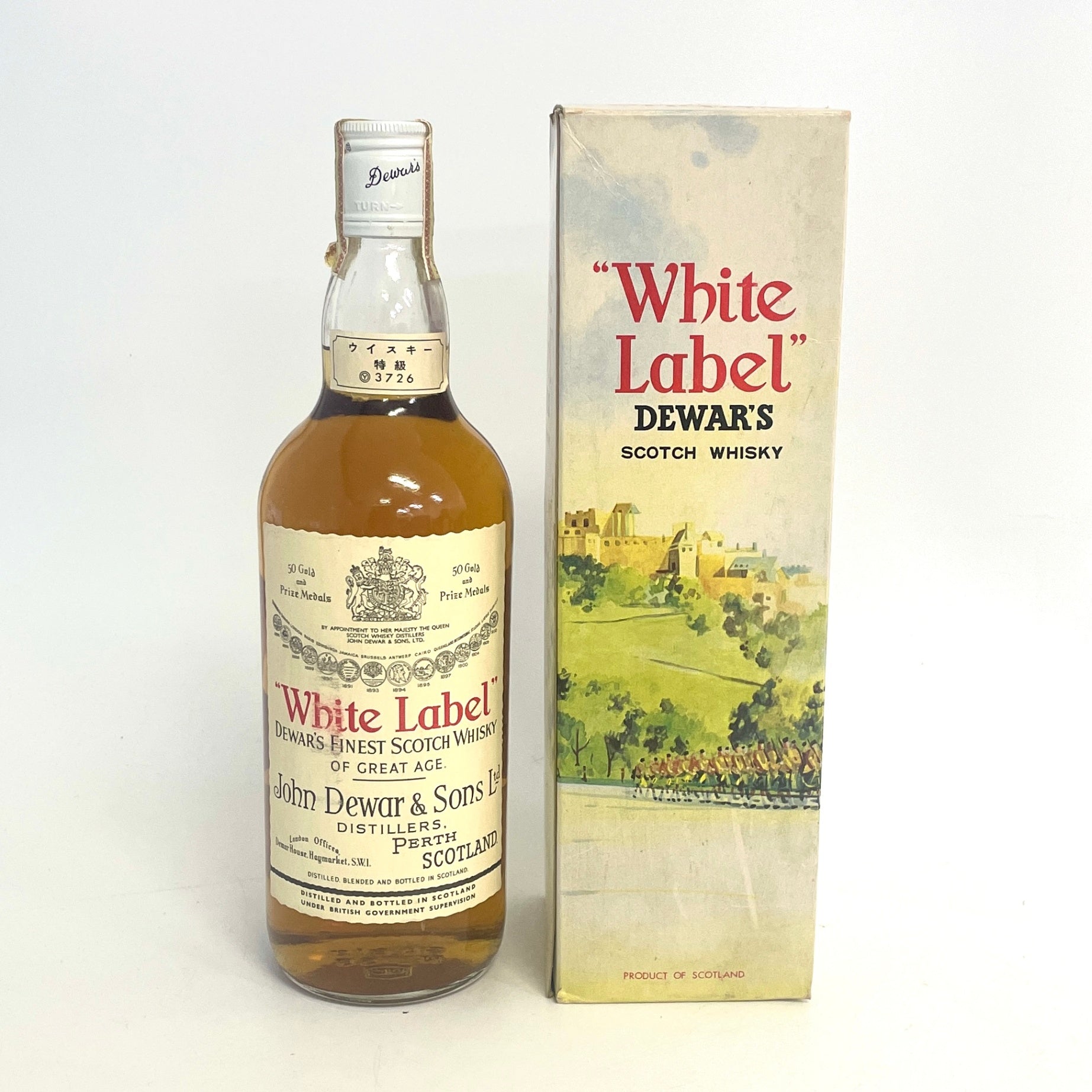 デュワーズ ホワイトラベル 旧 DEWAR'S White Label Old Bottle