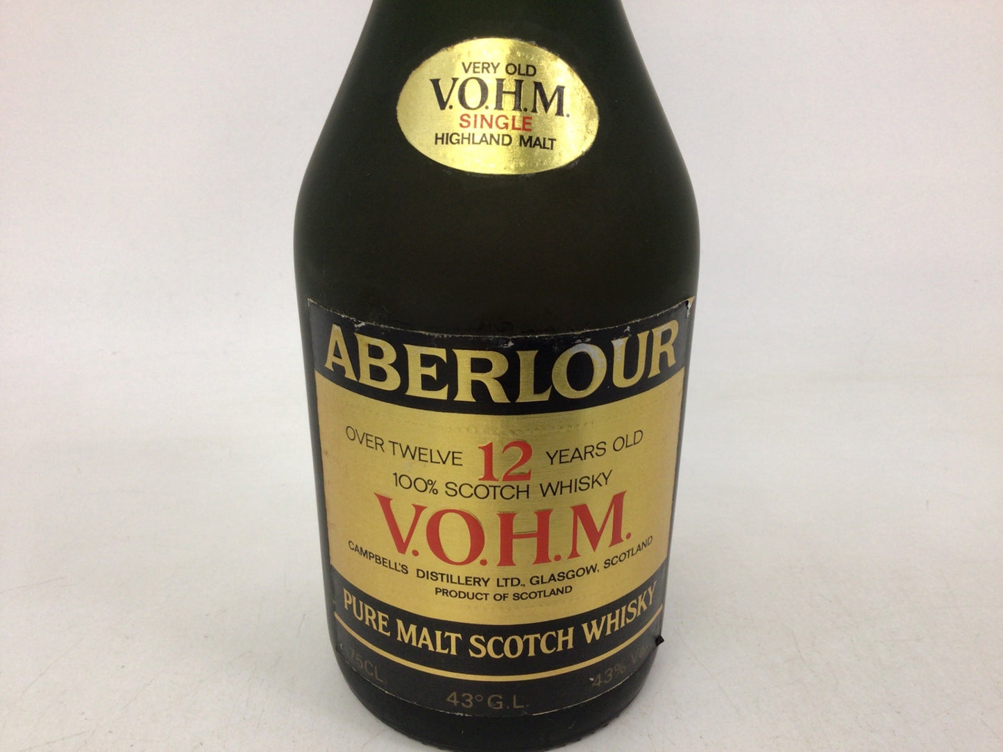 ウイスキー アベラワー 12年 VOHM 750ml 重量番号:2 RW47