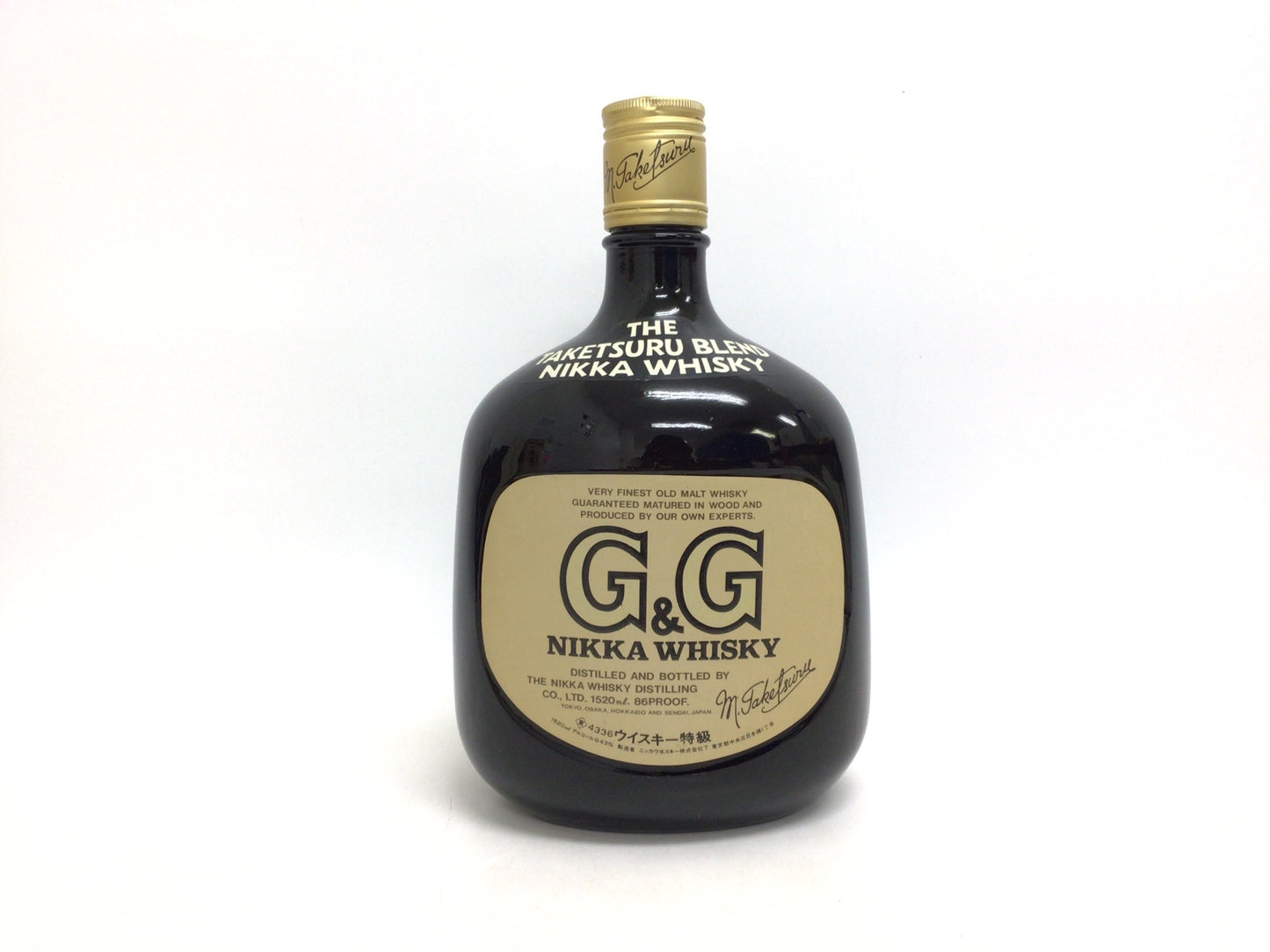 ウイスキー ニッカ G&G 竹鶴政孝 1520ml S-4 重量番号:5